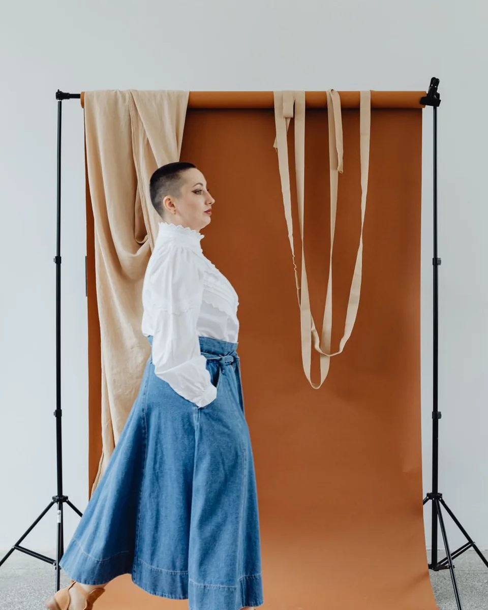 Linen Column Dress alternate