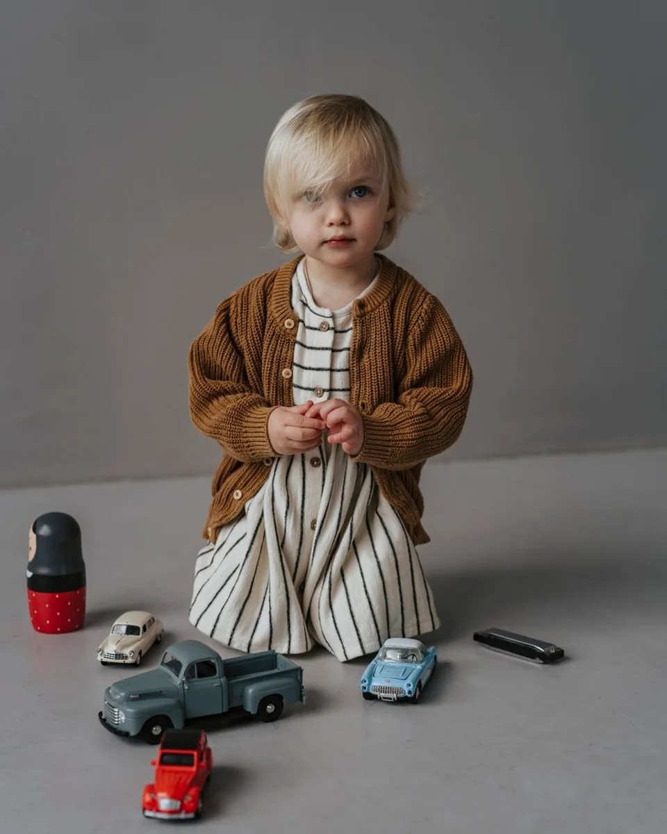 Áo cardigan cotton cho bé