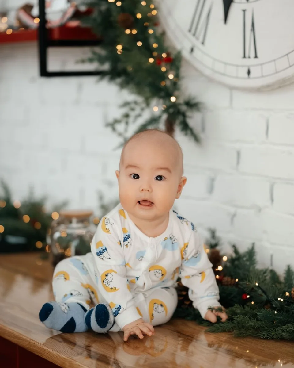 Bộ đồ dài tay họa tiết nhỏ - ảnh 3