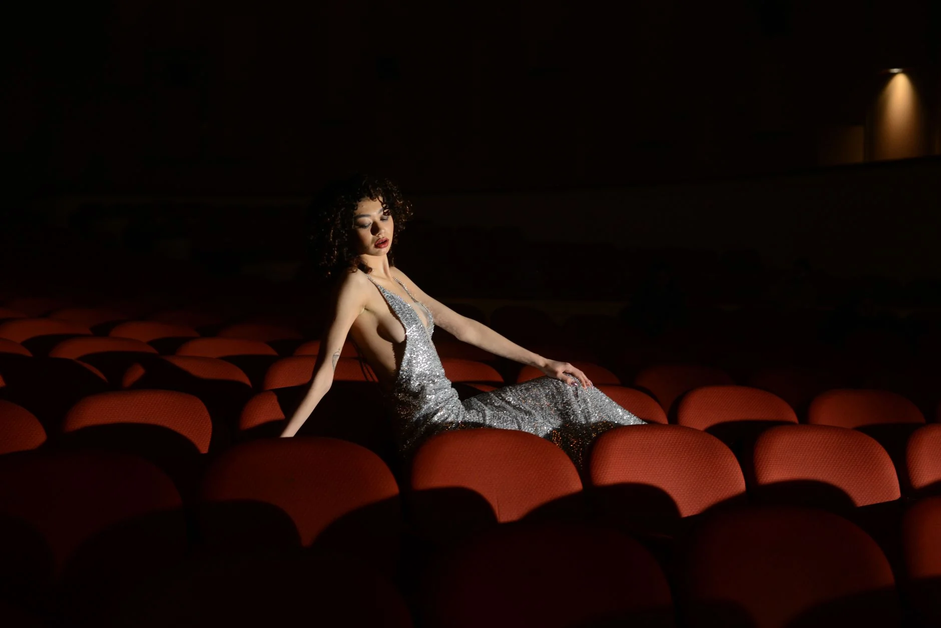 Nocturne cinema fashion editorial look 4