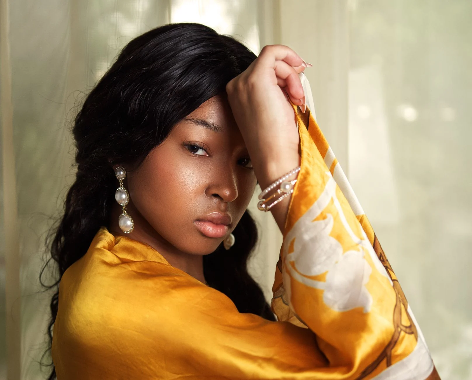 Silk continuum fashion editorial look 5