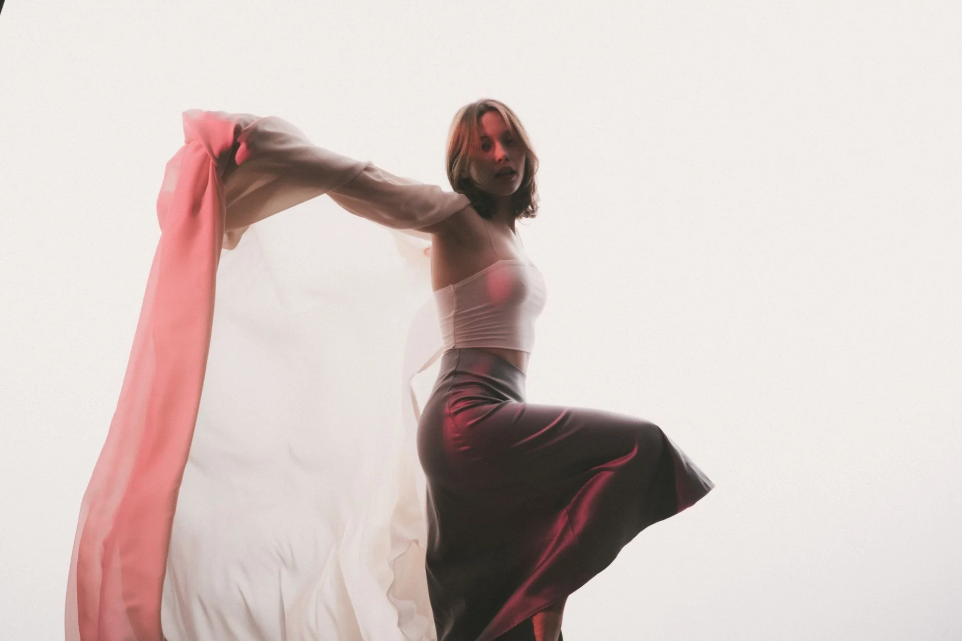 Silk continuum fashion editorial look 2