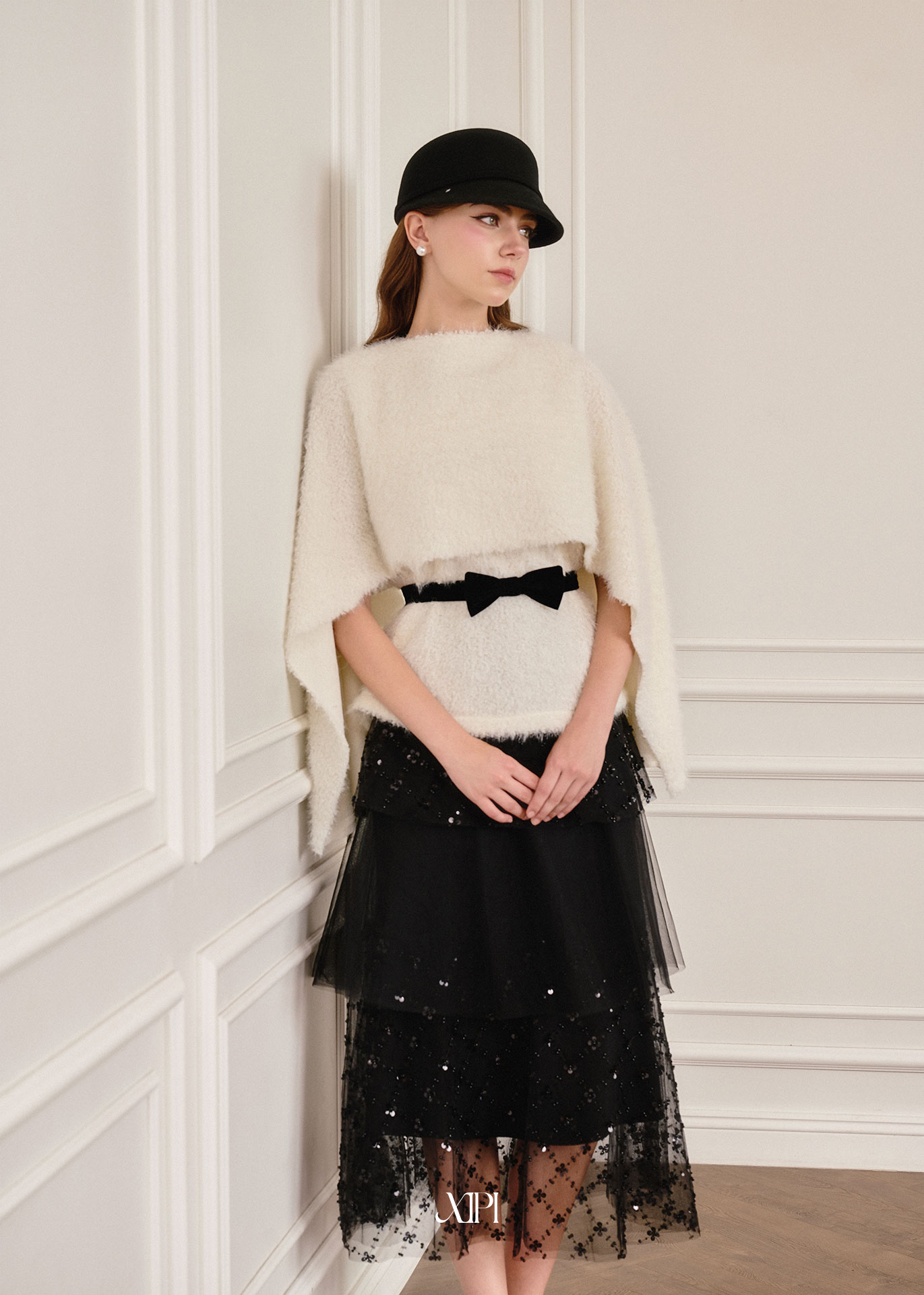 Cecily Top - Áo Dệt Lông Cừu Vạt Dài