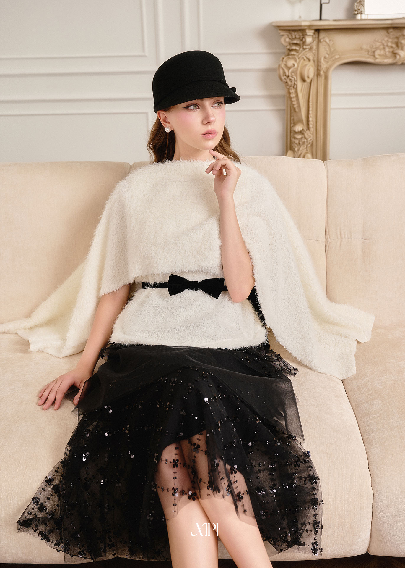 Cecily Top - Áo Dệt Lông Cừu Vạt Dài alternate