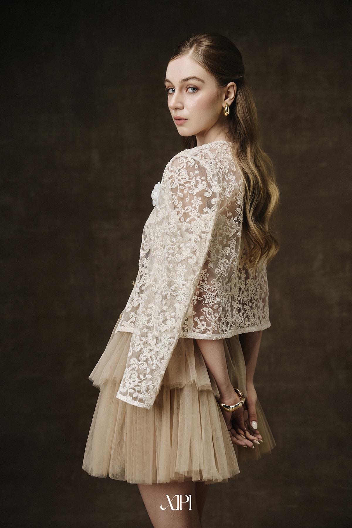 Rosalie Lace Jacket - Áo khoác ren đính hoa kèm áo dây alternate